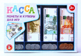 Игра обучающая "Касса. Монеты и купюры для игр" Игра обучающая "Касса. Монеты и купюры для игр"