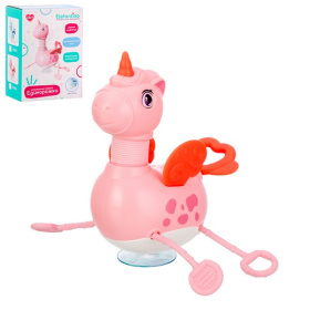 Игрушка развивающая Elefantino "Единорожка", на присоске, развитие мелкой моторики, резиночки Игрушка развивающая Elefantino "Единорожка", на присоске, развитие мелкой моторики, резиночки