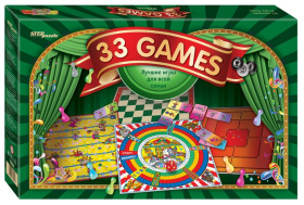 Игра "33 лучшие игры мира" в/к 33*21,5*5 см Игра "33 лучшие игры мира" в/к 33*21,5*5 см