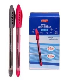 Ручка шариковая, пластик. грип "BULLET" СИНЯЯ , d=0,7мм Ручка шариковая, пластик. грип "BULLET" СИНЯЯ , d=0,7мм