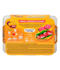 Сухое тесто для лепки, с маркировкой «DO DOUGH kits» набор "Хотдог" Сухое тесто для лепки, с маркировкой «DO DOUGH kits» набор "Хотдог"