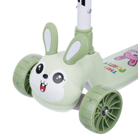 Самокат трехколесный Slider, колеса светящиеся, руль складной Самокат трехколесный Slider, колеса светящиеся, руль складной