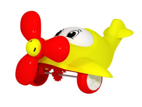 Игрушка-покатушка «Самолет» цвета микс в сетке Игрушка-покатушка «Самолет» цвета микс в сетке
