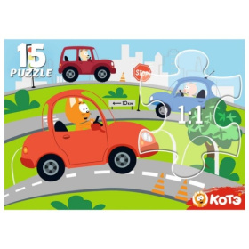Пазлы 15 элементов. Лицензия/ КОТЭ Пазлы 15 элементов. Лицензия/ КОТЭ