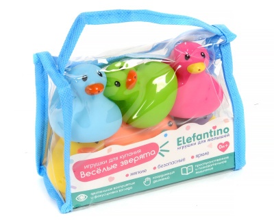 Набор игрушек для купания "Elefantino. Уточки"