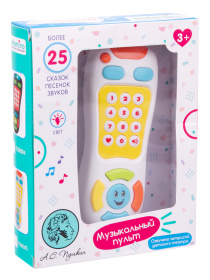 Пульт музыкальный "Elefantino", световые эффекты, более 25 песенок, сказок, звуков Пульт музыкальный "Elefantino", световые эффекты, более 25 песенок, сказок, звуков
