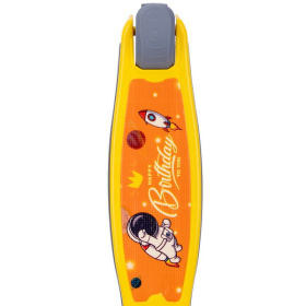 Самокат трехколесный Slider, колеса светящиеся, руль складной Самокат трехколесный Slider, колеса светящиеся, руль складной