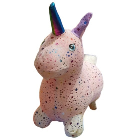 Животное-прыгун единорожка в тканевой накидке, звуковые эффекты, 4 цвета Животное-прыгун единорожка в тканевой накидке, звуковые эффекты, 4 цвета