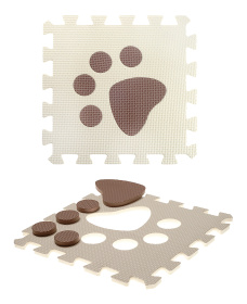 Коврик-пазл мягкий EVA "Лапка""Elefantino" 9 элементов Коврик-пазл мягкий EVA "Лапка""Elefantino" 9 элементов