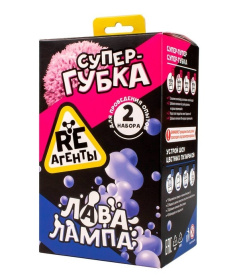 Научно-познавательный набор "Супер-губка и   Лава-лампа"