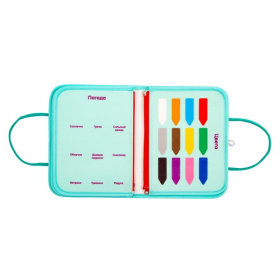 Набор развивающий Elefantino "Хочу все знать",8 страниц (элементы на липучках): цвета, формы и др. Набор развивающий Elefantino "Хочу все знать",8 страниц (элементы на липучках): цвета, формы и др.