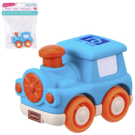 Машинка "Elefantino", мягкий корпус, размер машинки 10*6*7 см Машинка "Elefantino", мягкий корпус, размер машинки 10*6*7 см