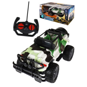 Машинка на р/у "Джип" (26 см, бат.4AA+2AA не в компл., свет, в коробке) Машинка на р/у "Джип" (26 см, бат.4AA+2AA не в компл., свет, в коробке)