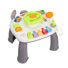 Центр развивающий Elefantino "Веселые гонки": игровой столик (25*25*21см), пианино, руль, светофор Центр развивающий Elefantino "Веселые гонки": игровой столик (25*25*21см), пианино, руль, светофор