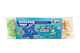 Легкий пластилин ТМ Crazy Clay, набор "Морской мир"