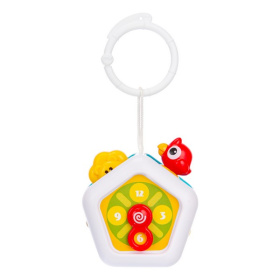 Центр игровой развивающий Elefantino 6в1, подвижные детали, часы-трещотка Центр игровой развивающий Elefantino 6в1, подвижные детали, часы-трещотка