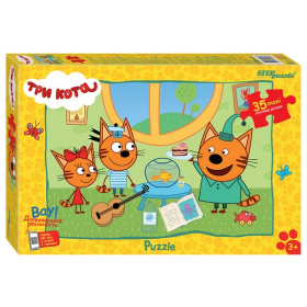 Мозаика "puzzle" 35 MAXI "Три кота (new 3)" (АО "СТС") Мозаика "puzzle" 35 MAXI "Три кота (new 3)" (АО "СТС")