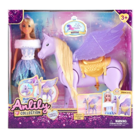 Кукла с лошадкой, лошадка со звуковыми эффектами, ходит, шевелит головой Кукла с лошадкой, лошадка со звуковыми эффектами, ходит, шевелит головой