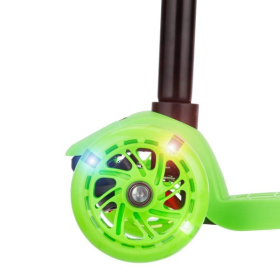 Самокат четырехколесный, колеса PU со светом Самокат четырехколесный, колеса PU со светом