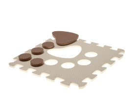 Коврик-пазл мягкий EVA "Лапка""Elefantino" 9 элементов Коврик-пазл мягкий EVA "Лапка""Elefantino" 9 элементов