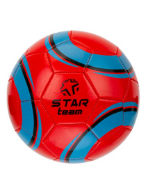 Мяч футбольный "STAR Team" PVC, 5 цв. в ассорт. (оранж. красн. зелен. желт. бел.), диаметр 22 см. Мяч футбольный "STAR Team" PVC, 5 цв. в ассорт. (оранж. красн. зелен. желт. бел.), диаметр 22 см.