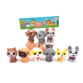 Игрушки для купания ПВХ "Собачки" 6 шт Игрушки для купания ПВХ "Собачки" 6 шт