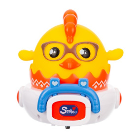 Машинка "Цыплёнок" "Elefantino" на пульте р/у, игрушка снимается, световые и звуковые эффекты Машинка "Цыплёнок" "Elefantino" на пульте р/у, игрушка снимается, световые и звуковые эффекты