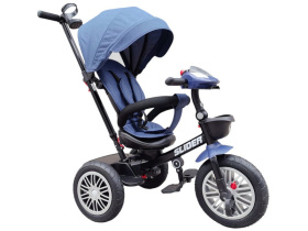 Велосипед трехколесный SLIDER, колёса EVA 12 и 10", фара, корзинка, сумочка Велосипед трехколесный SLIDER, колёса EVA 12 и 10", фара, корзинка, сумочка