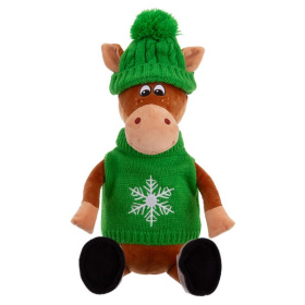 Игрушка мягконабивная ТМ "Relana" Конь в шапочке и свитере Филипп, 25 см Игрушка мягконабивная ТМ "Relana" Конь в шапочке и свитере Филипп, 25 см