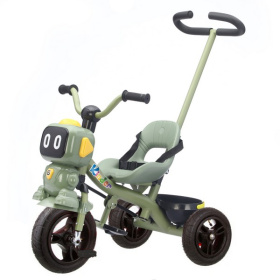 Велосипед 3-х колесный с ручкой управления, надувные колеса 8 и 10 дюймов Велосипед 3-х колесный с ручкой управления, надувные колеса 8 и 10 дюймов