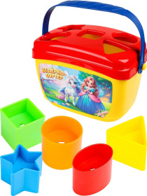 Сортер-ведерко "Принцесса и единорог" Сортер-ведерко "Принцесса и единорог"