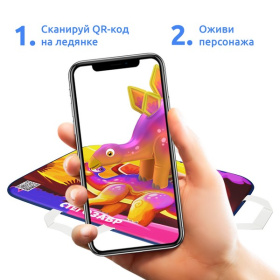 Сани-ледянка c принтом "Стегозавр" Сани-ледянка c принтом "Стегозавр"