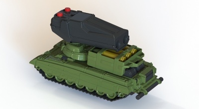 БМП «НП-01» с ракетной установкой и боеприпасами