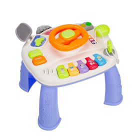 Центр развивающий Elefantino "Веселые гонки": игровой столик (25*25*21см), пианино, руль, светофор Центр развивающий Elefantino "Веселые гонки": игровой столик (25*25*21см), пианино, руль, светофор