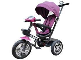 Велосипед трехколесный SLIDER, колёса EVA 12 и 10", фара, корзинка, сумочка Велосипед трехколесный SLIDER, колёса EVA 12 и 10", фара, корзинка, сумочка