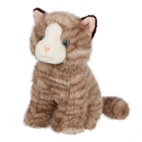 Кот серый полосатый, 23 см, в/п 23*11*17 см Кот серый полосатый, 23 см, в/п 23*11*17 см