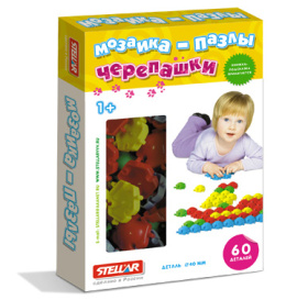 Мозаика пазлы "Черепашки" 40 мм 60 деталей Мозаика пазлы "Черепашки" 40 мм 60 деталей