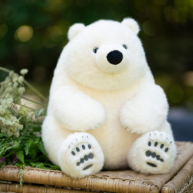 Мягкая Игрушка RELANA, Полярный мишка с мягкими коготками, 35 см Мягкая Игрушка RELANA, Полярный мишка с мягкими коготками, 35 см