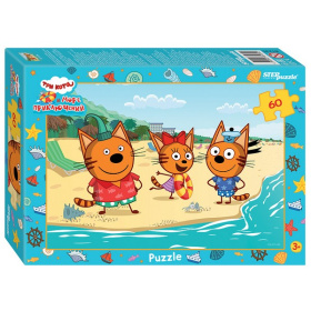Мозаика "puzzle" 60 "Три кота (new 1)" (АО "СТС") Мозаика "puzzle" 60 "Три кота (new 1)" (АО "СТС")