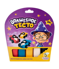 Тесто для лепки «Волшебное тесто» 250 гр. "Тачки" Тесто для лепки «Волшебное тесто» 250 гр. "Тачки"