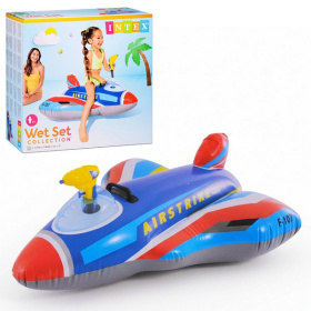 Плот для плавания 117x104см INTEX, микс, от 3 лет Плот для плавания 117x104см INTEX, микс, от 3 лет