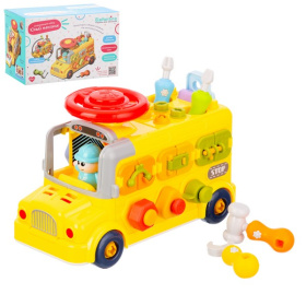 Набор развивающий Elefantino "Юный механик", в комплекте: гаечный ключ, отвертка, съемный двигатель Набор развивающий Elefantino "Юный механик", в комплекте: гаечный ключ, отвертка, съемный двигатель