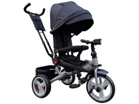 Велосипед трехколесный SLIDER, колёса EVA 12 и 10", фара, корзинка, сумочка Велосипед трехколесный SLIDER, колёса EVA 12 и 10", фара, корзинка, сумочка