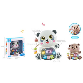 Пианино детское "Мишка", световые и звуковые эффекты, функциональные кнопки, 2 цвета в ассортименте Пианино детское "Мишка", световые и звуковые эффекты, функциональные кнопки, 2 цвета в ассортименте