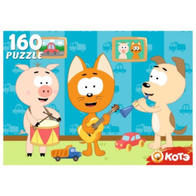 Пазлы 160 элементов. Лицензия/ КОТЭ Пазлы 160 элементов. Лицензия/ КОТЭ