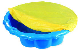 Песочница "Ракушка" с тентом, цвета в ассорт. 80*87*22 см Песочница "Ракушка" с тентом, цвета в ассорт. 80*87*22 см