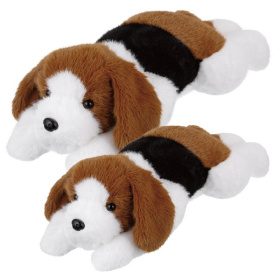 Мягкая Игрушка RELANA, Собака трехцветная лежебока, 57 см Мягкая Игрушка RELANA, Собака трехцветная лежебока, 57 см