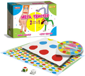 Настольная игра "Мега Твистер" Настольная игра "Мега Твистер"