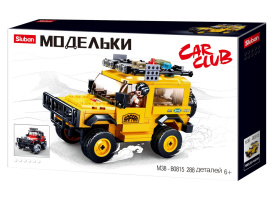 Конструктор "Джип" 288 деталей Конструктор "Джип" 288 деталей