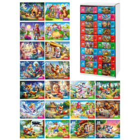 Микс.Пазлы 35 элементов Серии "Оживи мультфильм" СКАЗКИ №2 (20 шт в шоубоксе) Микс.Пазлы 35 элементов Серии "Оживи мультфильм" СКАЗКИ №2 (20 шт в шоубоксе)